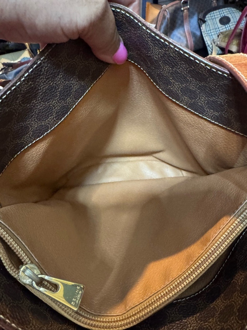 Celine Macadam Bucket Tote - Picture 10 of 14
